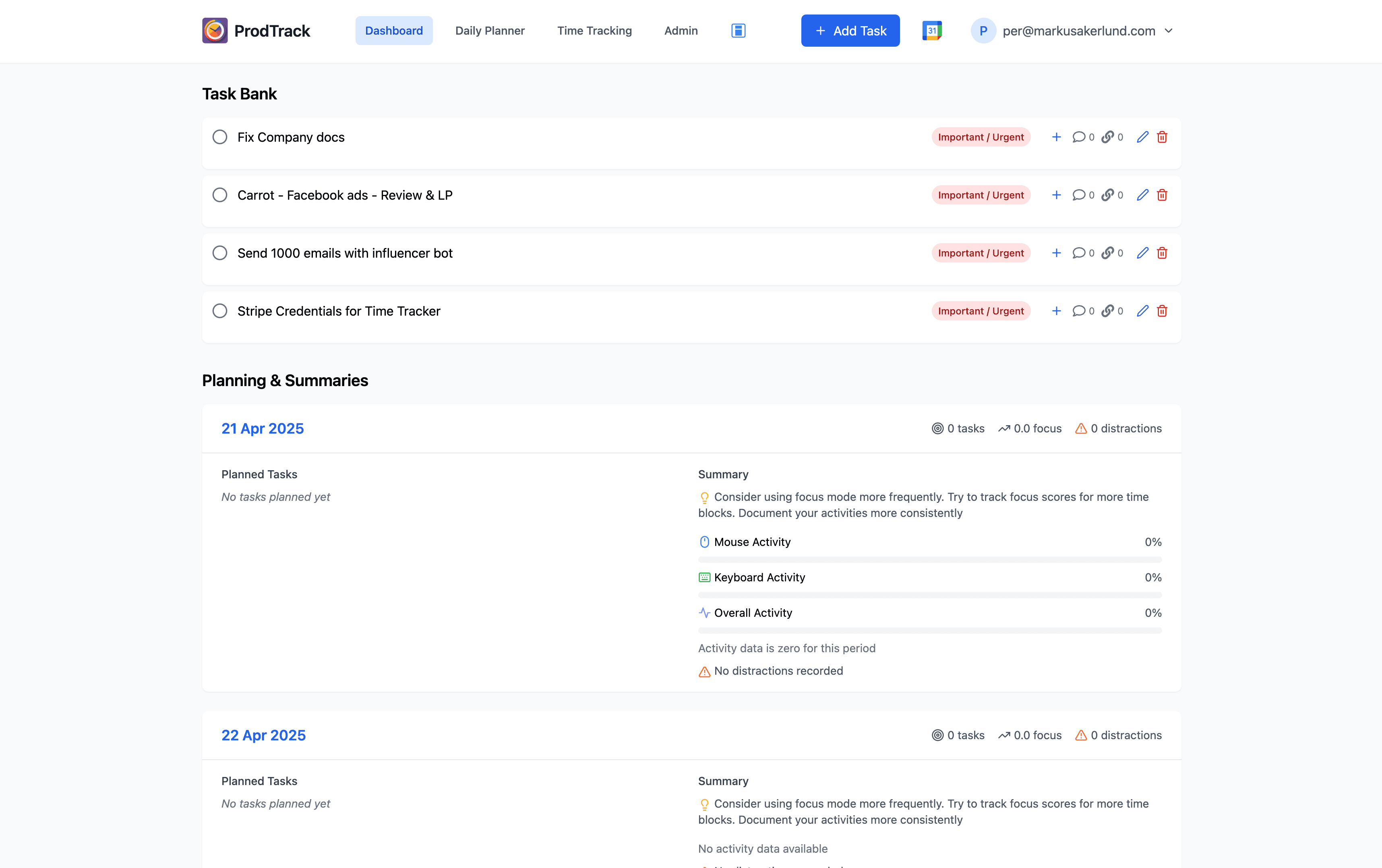 Task Management